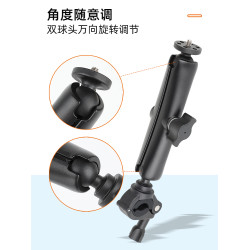 適用OM4SE OM5 OSMO2 3相機適用防抖雲台穩定器汽車座椅手機車內車用拍攝支架