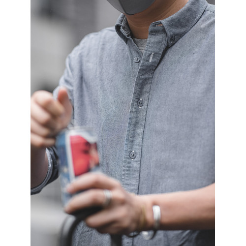 馬登工裝復古磨毛長袖薄襯衫牛津紡純棉休閒外穿襯衣打底衫男秋 馬登工裝復古磨毛長袖薄襯衫牛津紡純棉休閒外穿襯衣打底衫男秋