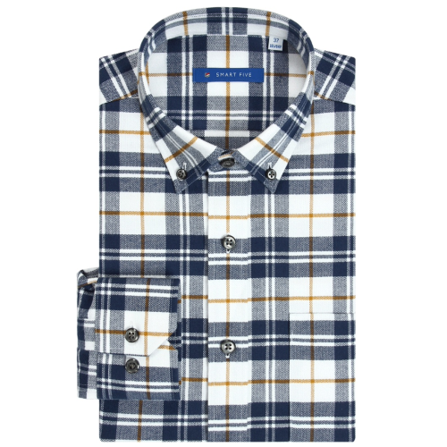 法蘭絨格子襯衫男打底衫商務休閒減齡春秋襯衣帥氣純棉長袖襯衫潮 法蘭絨格子襯衫男打底衫商務休閒減齡春秋襯衣帥氣純棉長袖襯衫潮