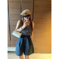KOGIRL 韓國夏季博主同款簡約高腰濶腿五分褲寬松顯瘦A字女短褲夏