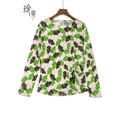 真絲長袖衫桑蠶絲打底衫女士內搭小衫春夏新款中老年休閒百搭上衣