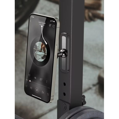 健身房磁吸手機支架雙磁鐵多功能旋轉架Gym Magnetic Phone Mount