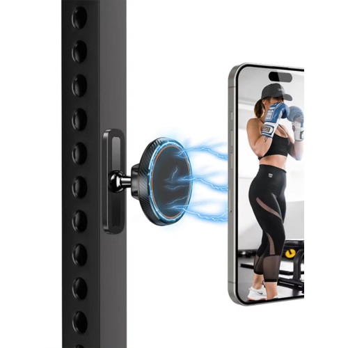 健身房磁吸手機支架雙磁鐵多功能旋轉架Gym Magnetic Phone Mount
