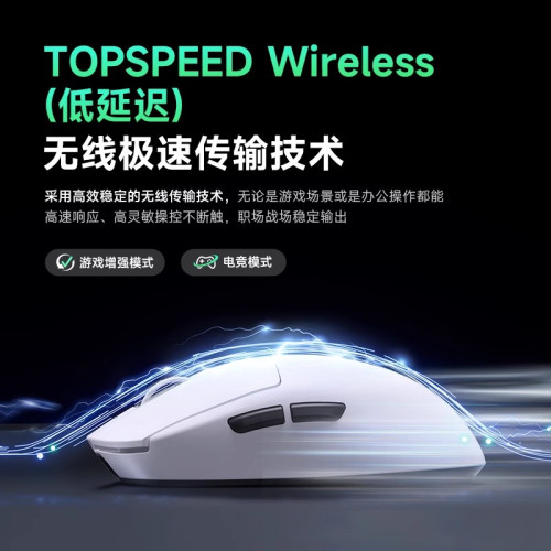 MCHOSE邁從A7滑鼠電競遊戯三模Pro無線藍牙PAW3395輕量化電腦辦公