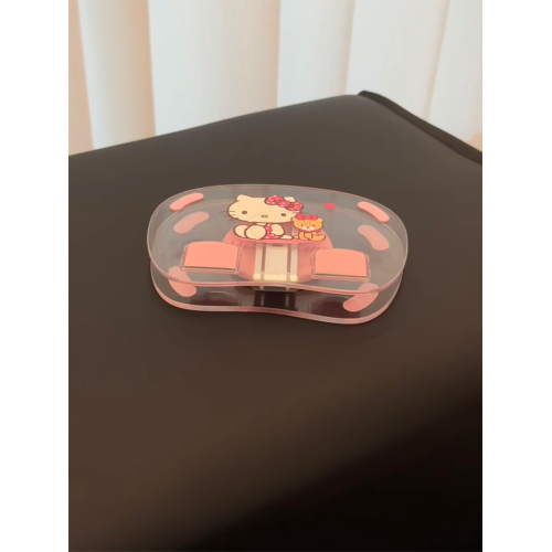 介紹一下這是我的追劇搭子！凱蒂貓可愛桌面可折曡桌面手機支架