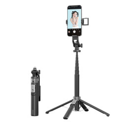 適用pocket3口袋相機手持延長桿手機藍牙自拍桿三腳架桌面支架