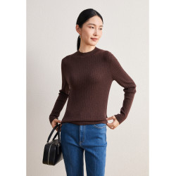 暢點徐ChangDX 悅已的氣質 細膩薄軟 精紡小羊毛金絲圓領打底衫