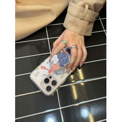 Alfir·夏日酒館原創磁吸手機殼/手機支架 旋轉支架解壓iPhone16promax手機適用夏日元素軟殼自拍好搭子