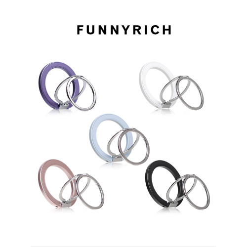 FUNNYRICH金屬折曡磁吸手機支架可拆卸旋轉手持桌面新款防摔可攜式