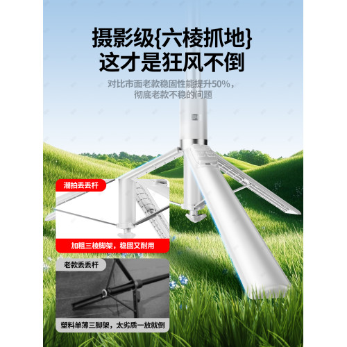 【丟丟桿】潮拍手機自拍桿三腳架一體旅遊可攜式2025新款手持落地通用360度旋轉拍照神器vlog演唱會拍攝支架