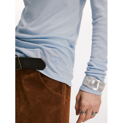 TearOcean*天絲羊毛基礎打底衫    修身顯瘦高領女羊毛針織衫秋冬