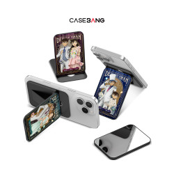 CASEBANGx名偵探柯南聯名寶石典藏系列可拆卸任意吸出奇卡包磁吸手機支架