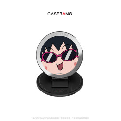 CASEBANGx櫻桃小丸子聯名甜酷街頭系列可拆卸任意吸出奇圓形磁吸通用手機支架