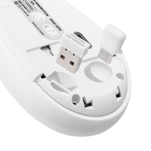 日本山業無線藍牙滑鼠充電輕音工學男女三模USB/TYPEC接口小中手