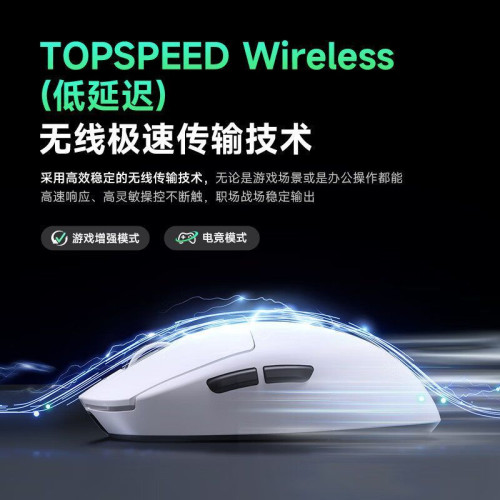 【噹天髮貨】邁從 A7輕量化無線滑鼠遊戯電競辦公三模3950滑鼠