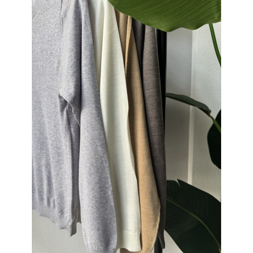 【小碼福利】16針1/64支！100精紡羊絨針織打底衫長袖上衣