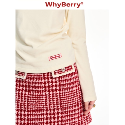 WhyBerry 22AW“冬日調色盤”高領輕薄修身基礎款內搭打底衫女