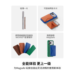 MOFT磁吸手機支架適用於iPhone17promax系列MegSafe磁吸卡包moft手機殼蘋果15/16無線充隱形折曡超薄背夾卡包