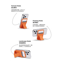 新型適用MagSafe磁吸卡包蘋果17/16/15/14/13/12 Pro Max手機支架