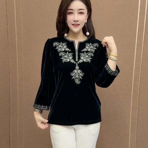 25年春夏時尚上衣洋氣長袖薄料防曬減齡女裝中老年寬松媽媽短外套