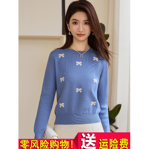套頭高腰短款毛衣秋冬女裝2025新款小個子氣質上衣內搭針織打底衫