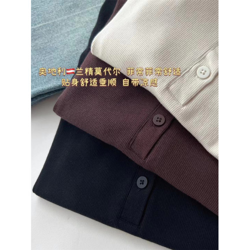 lu家打底剛需~hold tight莫代爾坑條紋亨利衫續瑜伽打底衫