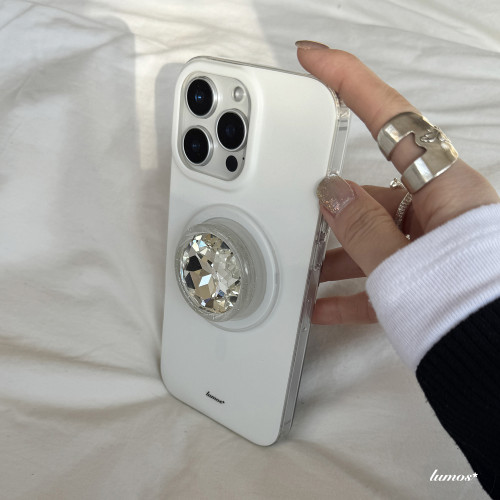 Lumos「Precious stone」絕美原創大寶石透光感細閃磁吸手機支架