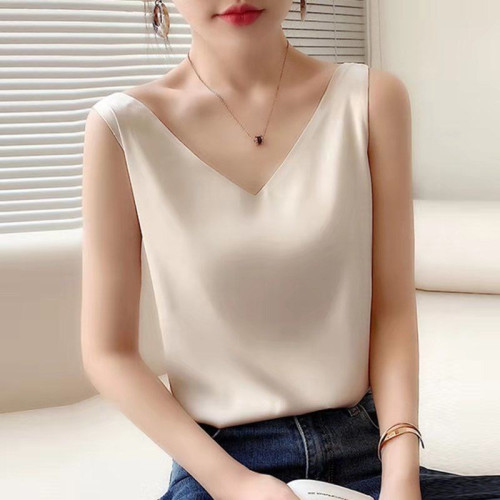 加大碼女裝V領吊帶背心女內搭打底衫胖mm性感外穿小衫夏季吊帶衫
