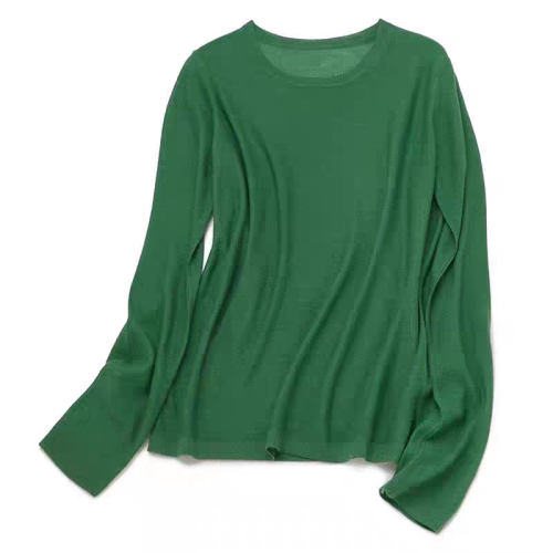 餘味 80支精紡薄彈羊絨打底衫 簡約/百搭 餘味 80支精紡薄彈羊絨打底衫 簡約/百搭