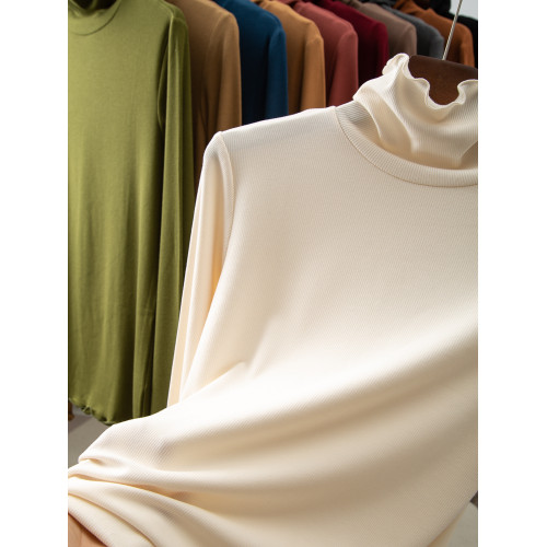 升級黑科技含真絲自發熱彈力修身打底衫女內搭長袖加絨針織衫秋冬 升級黑科技含真絲自發熱彈力修身打底衫女內搭長袖加絨針織衫秋冬