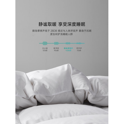 Snowman/斯諾曼磨毛輕音羽絨被95白鵞絨雙人保暖冬被加厚被子被芯