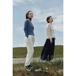 Say Ya【幻】輕薄彈力80支高領羊絨打底衫 零約束/修身/四季