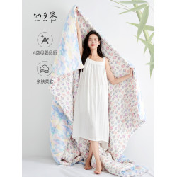 納多果成人雲朵被辦公室午休被竹纖維被四季通用家用雙人裸睡體感