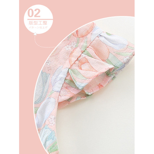 日本Ulovazn童裝~寶寶連體衣夏季哈衣爬服女寶新生兒公主風嬰兒裝