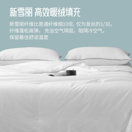3M新雪麗憶舒家被子被芯春秋被四季被全棉貢緞抗菌可水洗保暖透氣