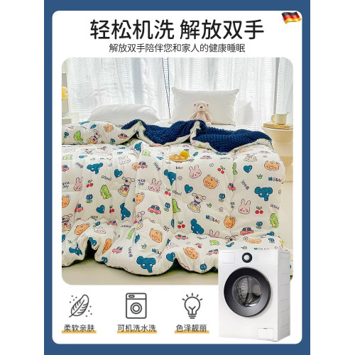 德國大豆纖維被子豆豆被春秋被冬季宿舍單人學生可機洗四季通用 德國大豆纖維被子豆豆被春秋被冬季宿舍單人學生可機洗四季通用