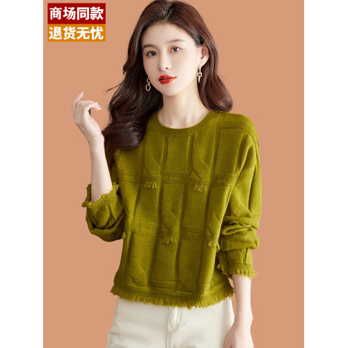 短款毛衣女秋冬2025新款洋氣爆款小個子蛇年大紅色內搭羊毛打底衫
