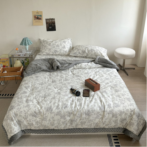 ins風全棉豆豆被春秋季單人雙人1.5m2m柔軟舒適被芯四季被可機洗 ins風全棉豆豆被春秋季單人雙人1.5m2m柔軟舒適被芯四季被可機洗