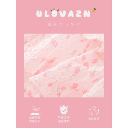 日本Ulovazn~嬰兒吊帶新生兒哈衣爬服寶寶短袖女寶公主風嬰兒裝