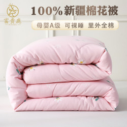 100%新疆一級純棉花被子全棉被芯棉絮墊被春秋夏涼被保暖冬被棉被