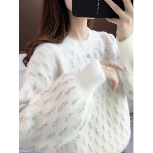 雪尼爾毛衣女秋冬季高中初中學生12大童15嵗13加絨加厚針織打底衫