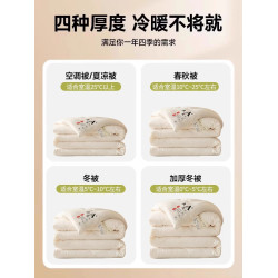 原棉大豆被子加厚保暖冬被全棉被被芯純棉春秋被四季通用宿舍單人