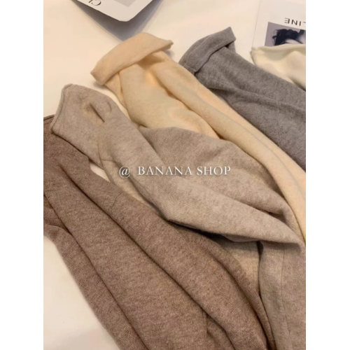 100%不起球羊絨衫女高領秋冬毛衣堆堆領內搭寬松針織羊毛打底衫