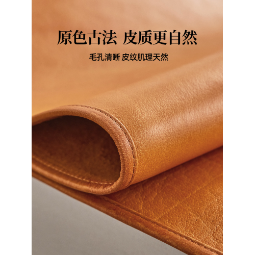 華議傳統手工原色清水頭層牛皮蓆古法鞣製水牛皮涼蓆環保母嬰A類