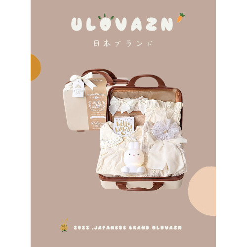 日本Ulovazn童裝#女童夏季套裝洋氣公主風嬰兒裝夏女寶百天衣服