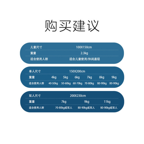 道恩森重力被冬被保暖被套裝壓力被沉被子睡眠重力毯陳學冬同款