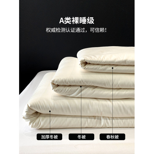 五星級酒店全棉長絨棉80%大豆蛋白纖維被子春秋被棉被芯加厚冬被