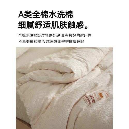 李官奇80%大豆蛋白纖維子母被芯全棉大豆被春秋被加厚保暖冬被子