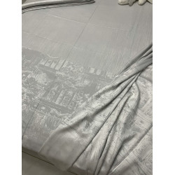 牛貨品牌餘單可水洗折曡色織提花天然竹纖維冰絲涼蓆三件套