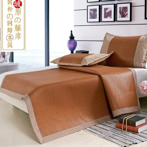IVUGII高級加厚藤蓆涼蓆1.8米冰絲軟蓆夏季天然純藤蓆子2025新款
